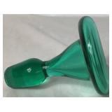 MCM Blenko Wayne Husted 561 Sea Green Glass Decanter 22"H x 6"W MCM Blenko Wayne Husted 561 Sea Green Glass Decanter 22"H x 6"W
