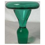 MCM Blenko Wayne Husted 561 Sea Green Glass Decanter 22"H x 6"W MCM Blenko Wayne Husted 561 Sea Green Glass Decanter 22"H x 6"W