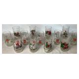 Vintage Collection of 13 American Greetings Corp. Holly Hobby & Coca-Cola Glasses (Ranging from 1977-1983)