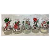 Vintage Collection of 13 American Greetings Corp. Holly Hobby & Coca-Cola Glasses (Ranging from 1977-1983)