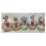 Vintage Collection of 13 American Greetings Corp. Holly Hobby & Coca-Cola Glasses (Ranging from 1977-1983)