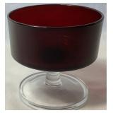 Red Drinkware Assortment - Includes: 8 Ruby Red Georgian Honeycomb Whiskey Tumblers and 6 Vintage French Champagne Glasses from Luminarc Red Drinkware Assortment - Includes: 8 Ruby Red Georgian Honeycomb Whiskey Tumblers and 6 Vintage French Champagne Glasses from Luminarc