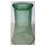 Collection of Assorted Vintage Green Coca-Cola Glasses - 6 -Fluted 6.25", 8 -Tradiitional 4.5", and 2- Traditional 7.75"