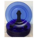 Cobalt Blue Dinnerware Set - Service for 12 (Includes: 9" Dinner Plate, 8.75" Shallow Salad Bowl, 7.5" Plate) Cobalt Blue Dinnerware Set - Service for 12 (Includes: 9" Dinner Plate, 8.75" Shallow Salad Bowl, 7.5" Plate)