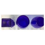 Collection of 8 Cobalt Blue Vases in Assorted Sizes Collection of 8 Cobalt Blue Vases in Assorted Sizes