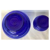 Collection of 8 Cobalt Blue Vases in Assorted Sizes Collection of 8 Cobalt Blue Vases in Assorted Sizes
