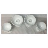 Vintage Harvest Grape Milk Glass Collection - Includes: Set of 3 Lidded Canisters, 2 Candle Holders, Cream & Sugar, 8- 9.75" Dinner Plates Vintage Harvest Grape Milk Glass Collection - Includes: Set of 3 Lidded Canisters, 2 Candle Holders, Cream & Sugar, 8- 9.75" Dinner Plates