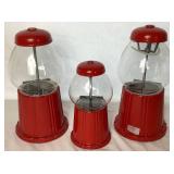 Collection of Vintage Gumball Machines: 5 Carousel and 1 Houston Collection of Vintage Gumball Machines: 5 Carousel and 1 Houston