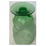 Vintage Morgantown Green Crinkle Glass Barware - Includes: Pitcher, 6 Water Glasses and 13 Champagne Sherbert Glasses Vintage Morgantown Green Crinkle Glass Barware - Includes: Pitcher, 6 Water Glasses and 13 Champagne Sherbert Glasses