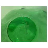 Vintage Morgantown Green Crinkle Glass Barware - Includes: Pitcher, 6 Water Glasses and 13 Champagne Sherbert Glasses Vintage Morgantown Green Crinkle Glass Barware - Includes: Pitcher, 6 Water Glasses and 13 Champagne Sherbert Glasses