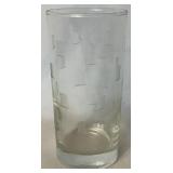 Set of 16 Vintage Anchor Hocking Cubist Pattern Etched 5.5" Tumblers Set of 16 Vintage Anchor Hocking Cubist Pattern Etched 5.5" Tumblers