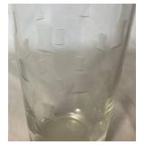 Set of 16 Vintage Anchor Hocking Cubist Pattern Etched 5.5" Tumblers Set of 16 Vintage Anchor Hocking Cubist Pattern Etched 5.5" Tumblers