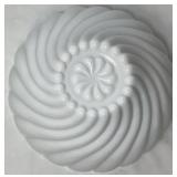 Assorted Milk Glass Collection - Includes Weavetex, Sunflower, Diamond Point, Hazel Atlas Swirl, and Scalloped Assorted Milk Glass Collection - Includes Weavetex, Sunflower, Diamond Point, Hazel Atlas Swirl, and Scalloped