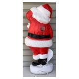 3 Vintage Blow Molds - Santa with List, Santa with Stocking and Snowman