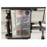 5 Speed 13mm Drill Press by Target Machinery Industky Co. 115 volt 25 amp 1720 RPM 1/5 HP Model TT-6 5 Speed 13mm Drill Press by Target Machinery Industky Co. 115 volt 25 amp 1720 RPM 1/5 HP Model TT-6