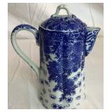 Assortment of Blue and White Porcelain Kitchenware- 11 Pieces Total Assortment of Blue and White Porcelain Kitchenware- 11 Pieces Total
