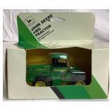 Large Collection of John Deere 1/64 Miniature Tractors and Implements