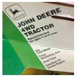 Large Collection of John Deere 1/64 Miniature Tractors and Implements