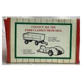 Large Collection of John Deere 1/64 Miniature Tractors and Implements