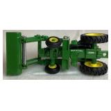 Large Collection of John Deere 1/64 Miniature Tractors and Implements