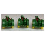 Large Collection of John Deere 1/64 Miniature Tractors and Implements