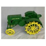 Pair of John Deere Die Cast Metal Ertl Model C Tractors from 1993 Two Cylinder Center Grand Opening Made in USA