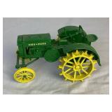 Pair of John Deere Die Cast Metal Ertl Model C Tractors from 1993 Two Cylinder Center Grand Opening Made in USA