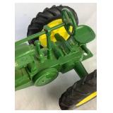 Trio of Die Cast John Deere Tractors - Model A, Model B and Model A Unstyled with Narrow Front
