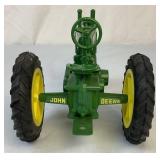 Trio of Die Cast John Deere Tractors - Model A, Model B and Model A Unstyled with Narrow Front