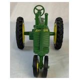 Trio of Die Cast John Deere Tractors - Model A, Model B and Model A Unstyled with Narrow Front