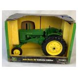 Trio of Die Cast John Deere Tractors - Model A, Model B and Model A Unstyled with Narrow Front