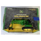 Trio of Die Cast John Deere Tractors - Model A, Model B and Model A Unstyled with Narrow Front
