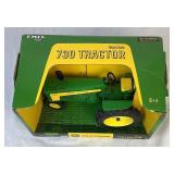 Collection of 1/16 Scale John Deere Die Cast Utility Tractors - (2) 584, 630, 730