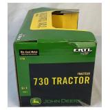 Collection of 1/16 Scale John Deere Die Cast Utility Tractors - (2) 584, 630, 730