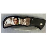 Collection of 6 John Wayne Commemerative Knife Sets and 1 Cowboy Knife Collection of 6 John Wayne Commemerative Knife Sets and 1 Cowboy Knife