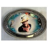 Collection of 6 John Wayne Commemerative Knife Sets and 1 Cowboy Knife Collection of 6 John Wayne Commemerative Knife Sets and 1 Cowboy Knife