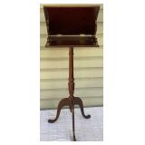 Vintage Tripod Shaped Cherry Music/Book Stand Podium