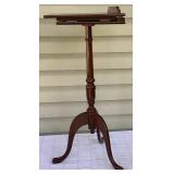 Vintage Tripod Shaped Cherry Music/Book Stand Podium