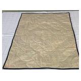 Two Quilted Throws - 48" x 64" and 36" x 46"