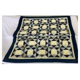 Two Quilted Throws - 48" x 64" and 36" x 46"