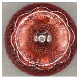 UV Reactive Vintage Westmoreland Childrens Punchbowl and 6 Glasses (1.25"H) - Scarlet Red UV Reactive Vintage Westmoreland Childrens Punchbowl and 6 Glasses (1.25"H) - Scarlet Red