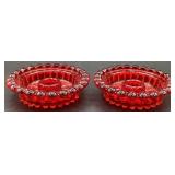 Set of 3 UV Reactive Cadmium Vintage Glassware Set of 3 UV Reactive Cadmium Vintage Glassware