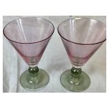 Collection of Multicolor Hues MCM Glassware Collection of Multicolor Hues MCM Glassware