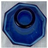 Assortment of Vintage Blue Glass Decor - Includes 2 Vases and 3 Candy Bowls Assortment of Vintage Blue Glass Decor - Includes 2 Vases and 3 Candy Bowls