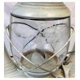 Vintage Handpainted Air Pilot Embury #2 With Dietz-Lite Glass Lantern Vintage Handpainted Air Pilot Embury #2 With Dietz-Lite Glass Lantern