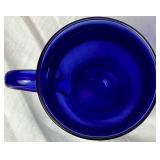 Cobalt Blue Anchor Hocking Bundle- Includes 12 Glass Coffee Mugs and 1 Qt and 1.5 Qt Nesting Bowls Cobalt Blue Anchor Hocking Bundle- Includes 12 Glass Coffee Mugs and 1 Qt and 1.5 Qt Nesting Bowls
