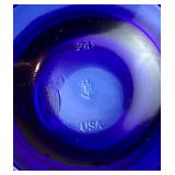 Cobalt Blue Anchor Hocking Bundle- Includes 12 Glass Coffee Mugs and 1 Qt and 1.5 Qt Nesting Bowls Cobalt Blue Anchor Hocking Bundle- Includes 12 Glass Coffee Mugs and 1 Qt and 1.5 Qt Nesting Bowls