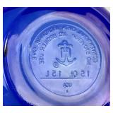 Cobalt Blue Anchor Hocking Bundle- Includes 12 Glass Coffee Mugs and 1 Qt and 1.5 Qt Nesting Bowls Cobalt Blue Anchor Hocking Bundle- Includes 12 Glass Coffee Mugs and 1 Qt and 1.5 Qt Nesting Bowls
