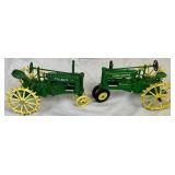 1/16 Pair of ERTL John Deere Die Cast Tractors: Model A and Model GP (50th Anniv. Celebration -Series IV) 1/16 Pair of ERTL John Deere Die Cast Tractors: Model A and Model GP (50th Anniv. Celebration -Series IV)