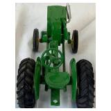 1/16 Pair of John Deere Die-Cast Metal Tractors: 1935 Model BR ERTL #2778 and ERTL Toy Tractor Times 1990 Anniversary Model A Tractor 1/16 Pair of John Deere Die-Cast Metal Tractors: 1935 Model BR ERTL #2778 and ERTL Toy Tractor Times 1990 Anniversary Model A Tractor